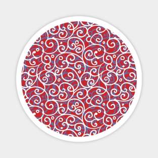 Arabic Turkish pattern #18 - Iznik decor Magnet